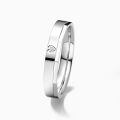 TOUPOP 925 Sterling Silver/10k/14k/18k Gold Moissanite Couple Wedding Ring Set-0-2
