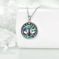 wholesale 925 Sterling Silver Oxidized Vintage Necklace w/Moon Phase Moth Wolf Pendent - Christmas Gift for Her & Mom-0-3