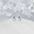 wholesale 925 Sterling Silver Witch Hat Ghost Skull Stud Earrings for Women Girls Hallowmas Gift Hypoallergenic Jewelry 4PCs Set-0-3