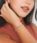 wholesale 925 Sterling Silver 7MM Thick Wheat Link Chain Bracelet for Men & Women-0-2