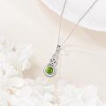 wholesale 925 Sterling Silver Turquoise Celtic Knot Pendant Necklace-0-10