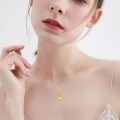 wholesale 14k Gold Celtic Cross Claddagh Pendant Necklace-0-4