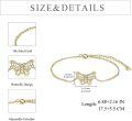 wholesale 14K Gold Celtic Knot Butterfly Bracelet for Women-0-3