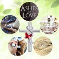 wholesale Sterling Silver Urn Cross Necklace for Ashes Cremation Jewelry with Funnel Kit-0-29