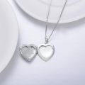 TOUPOP Sterling Silver Photo Locket Necklace, Christmas Gifts For Women-0-4