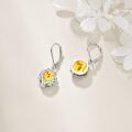 wholesale 925 Sterling Silver Earrings Wholesale With Blue Gemstone Drop-0-27