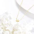 wholesale 14K Gold Diamond Star Pendant Chain Necklace for Women-0-2