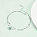 wholesale Sterling Silver Sunflower Cute Animal Anklet Fashion Jewelry Gift for Women-0-11