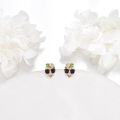 wholesale 925 Sterling Silver Strawberry Stud Earrings with Sunglasses and Flowers - Mother's Day Gifts for Her-0-3