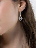 wholesale 925 Sterling Silver Teardrop Celtic Knot Drop Earrings - Irish s for Women-0-1