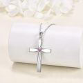 wholesale 925 Sterling Silver Birthstone Origami Cross Pendant Necklace-0-2