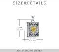 wholesale 925 Sterling Silver Sunflower Book Shape Photo Locket Pendant Chain Necklaces for Women Mother's Day Gifts-0-3