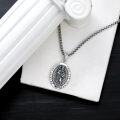 wholesale 925 Sterling Silver Saint Anthony Pendant Necklace  with Chain for Men Women Catholic  45cm/18inch Length-0-3
