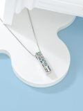 wholesale 925 Sterling Silver Tree Pendant Necklace With Essential Oil Diffuser Kit-0-2