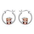 wholesale 925 Sterling Silver Owl Hummingbird Hoop Huggie Earrings Jewelry Gifts for Women Teens-0-0