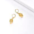 wholesale Gold Plated 925 Sterling Silver Filigree Vintage Dangle Drop Leverback Earrings -0-2