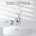 TOUPOP Sterling Silver & Stone Koala Necklace, Cute Animal Jewelry Gift for Women-0-1