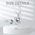 TOUPOP Sterling Silver & Stone Koala Necklace, Cute Animal Jewelry Gift for Women-0-1