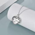 TOUPOP Sterling Silver Stone Custom Urn Locket Necklace For Ashes-0-2
