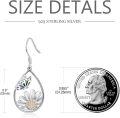 wholesale 925 Sterling Silver & Daisy Butterfly Earrings - Nickel-Free, Lead-Free, Gift Ready-0-2