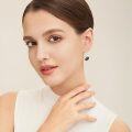 wholesale 925 Sterling Silver Heart-Shaped American Football Dangle Earrings Sporty Gift for Women-0-1