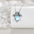 wholesale 925 Sterling Silver Moonstone Dragon Pendant Necklaces for Women Gemstones  Ideas-0-4