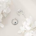 wholesale 925 Sterling Silver Cute Koala Hoop Earrings-0-3