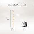 wholesale Gold Solid 14K Freshwater Pearl Threader Tassel Drop Earrings-0-2