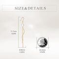 wholesale Gold Solid 14K Freshwater Pearl Threader Tassel Drop Earrings-0-2