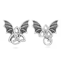 wholesale 925 Sterling Silver Dragon Studs Gothic Style Halloween Jewelry for Women-0-0
