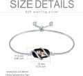 wholesale 925 Sterling Silver Opal Mom Charm Bolo Bracelet for Women-0-10