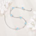 wholesale 925 Sterling Silver Larimar Anklet for Women Beach -0-1