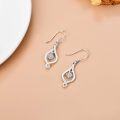 wholesale 14K Gold Moissanite Teardrop Dangle Earrings for Women Birthdays-0-13