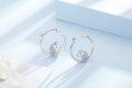 wholesale 925 Sterling Silver Hypoallergenic Unicorn Hoop Earrings for Women s-0-1