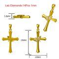 wholesale 925 Sterling Silver Cross Pendant With Butterfly-0-2