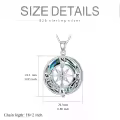 TOUPOP Sterling Silver Celtic Knot Compass Necklace Gift-0-4
