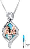 wholesale 925 Sterling Silver Forever in My Heart Angel Pendant Keepsake Jewelry Set-0-0