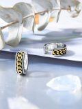 wholesale 925 Sterling Silver Chain Design Huggie Hoops - Vintage Style  for Him & Her-0-3