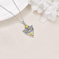 wholesale 925 Sterling Silver Gold Plated Butterfly Charm Triangle Star Moon Pendant Necklaces Gifts for Women Girlfriends Mothers Day Presents Jewelry Accessories-0-3