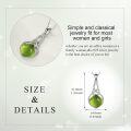 wholesale Sterling Silver Natural Stone Irish Celtic Teardrop Pendant Necklace-0-4