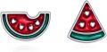 wholesale 925 Sterling Silver Watermelon Slice Stud Earrings - Fruit  for Her-0-0