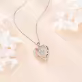 TOUPOP Sterling Silver Cute Animal Necklace Women's Jewelry Birthday Christmas Gift-0-2