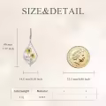 wholesale 925 Sterling Silver Sunflower Dangle Drop Charm Earrings Wholesale for Women Gifts-0-4