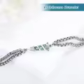 wholesale 925 Sterling Silver Turquoise Stone Lighthouse Charm Bracelet Wholesale for Women Travel Friendship Graduation Jewelry-0-2
