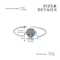 wholesale 925 Sterling Silver Abalone Shell Blue Opal Turquoise Malachite Tree Of Life Charm Bracelet Wholesale for Women Girls  6-8 Adjustable Chain Length-0-3