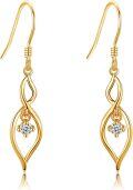 wholesale 14K Gold Crystal Drop Earrings for Women - Elegant s-0-0