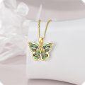 wholesale Sterling Silver Urone Butterfly Pendant Necklace for Women-0-7