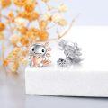 wholesale 925 Sterling Silver Axolotl Heart Stud Earrings - Adorable Gift for Her-0-5