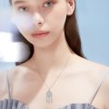 wholesale 925 Sterling Silver Celtic Knot Dreamcatcher Pendant Necklace With Moonstone-0-1