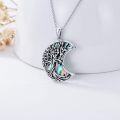 wholesale TOUPOP Tree Of Life Necklace For Her Sterling Silver Abalone Family Tree Of Life Pendant Necklace Fashion Jewelry For Women Birthday Gifts -0-1